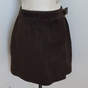 Ann Taylor vintage leather skirt